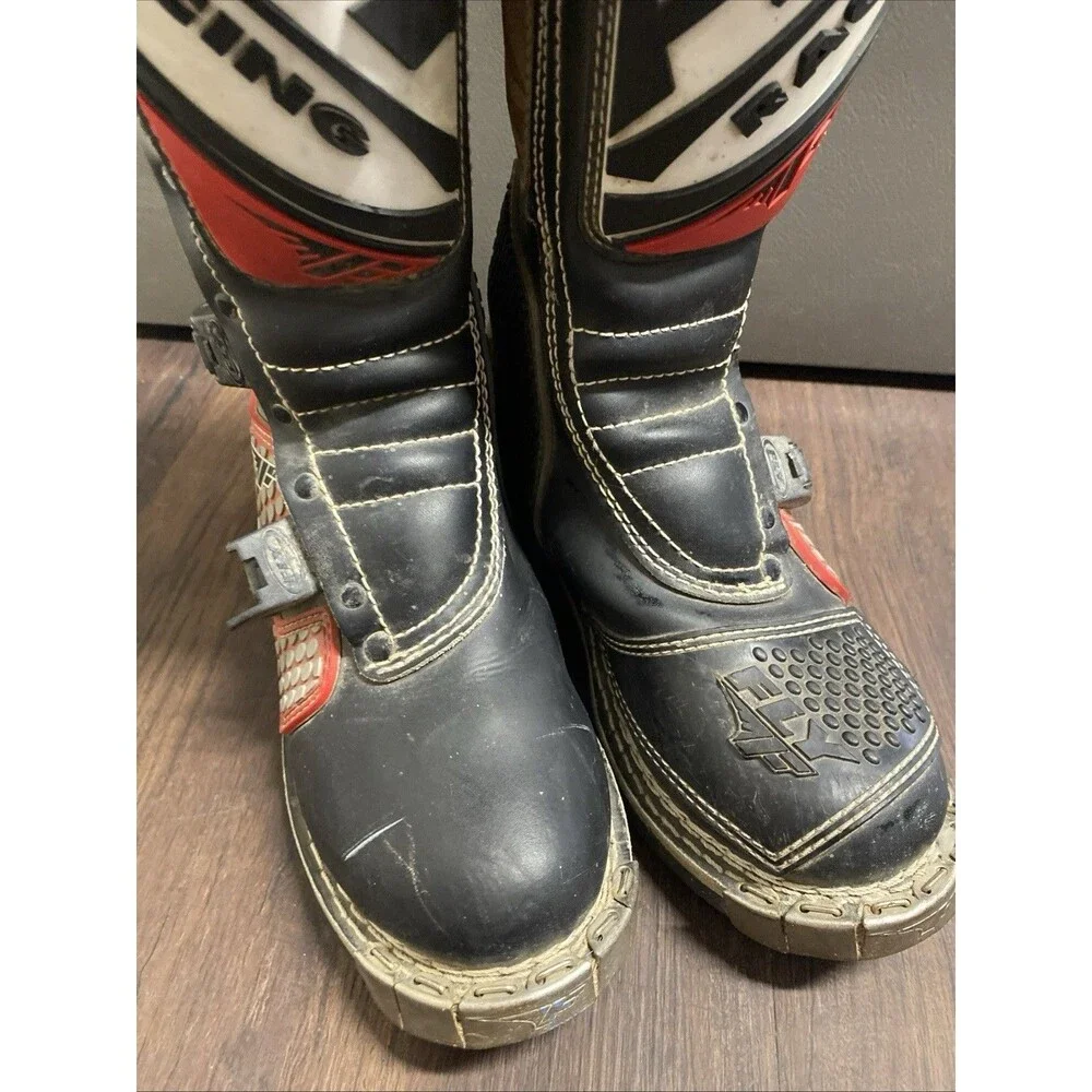 Fly Racing Motorcross Motorcycle Boots 805 Size 9 Off Road ATV (058)